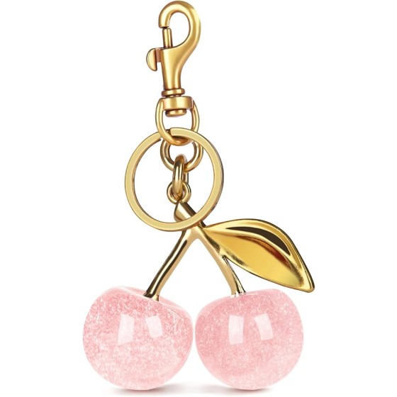 OVRUNS Cherry Pack - Charming and Cute Cherry Accessories for a Shiny Wallet - Women's Jewelry